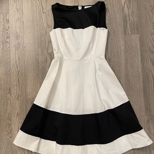 Kate spade dress black and white